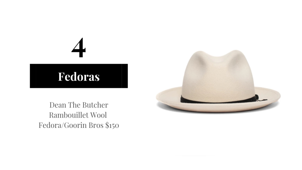 fedora is one of top 10 hat trends to wear for fall winter 2019