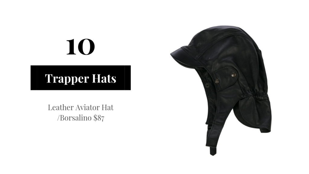 trapper hat or aviator hat is one of top 10 hat trends to wear for fall winter 2019