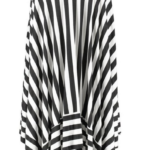 boohoo stripe full midi skirt