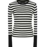 moda operandi striped knit wool sweater