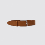 zara brown leather belt