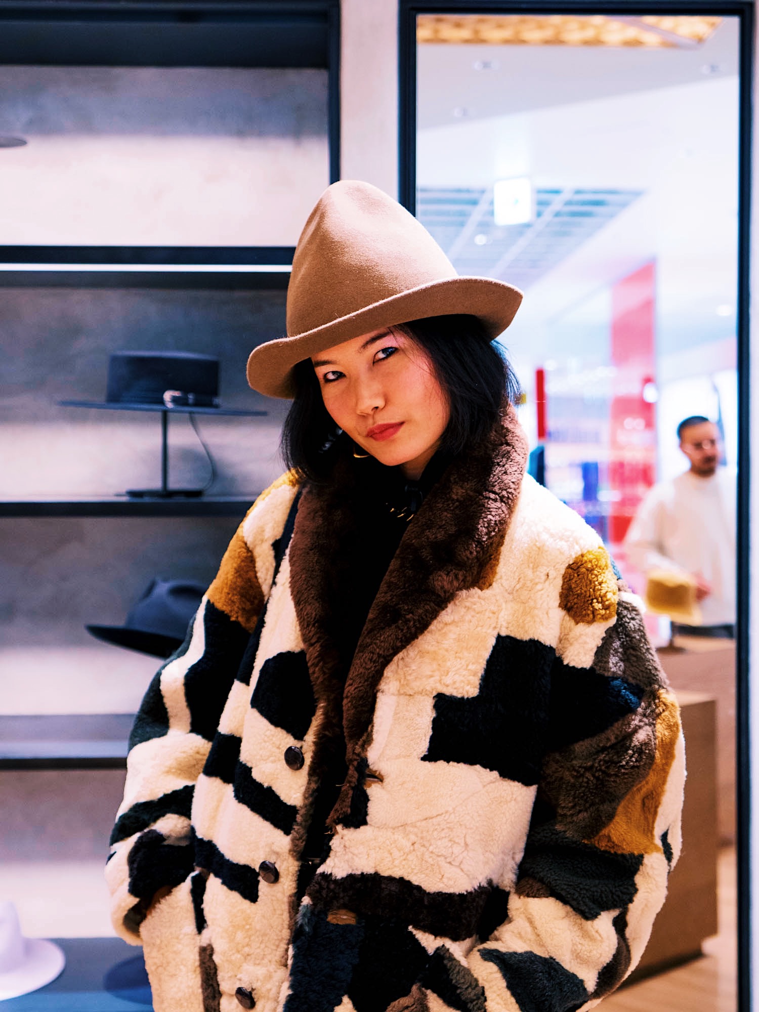 nanphanita #thathatgirl is wearing a mountain hat made by kijima takayuki tokyo