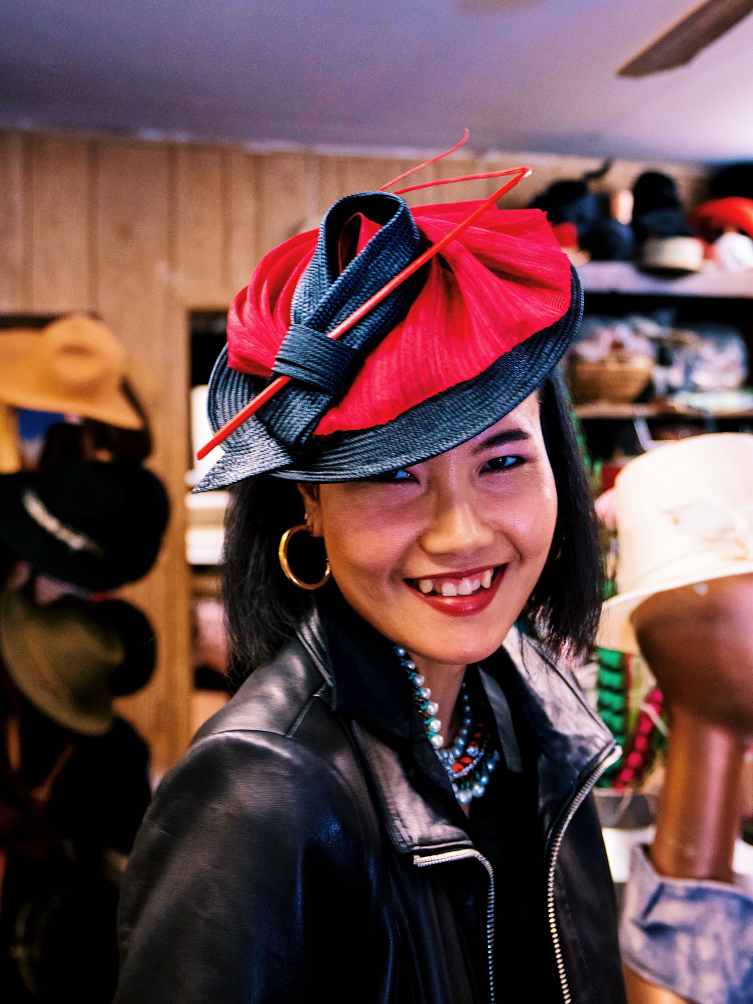 cha cha house of ill repute makes kentucky derby hats
