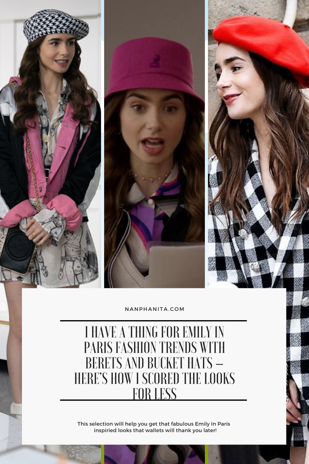 Bucket hats, Chanel bags and berets: I'm just watching Emily in